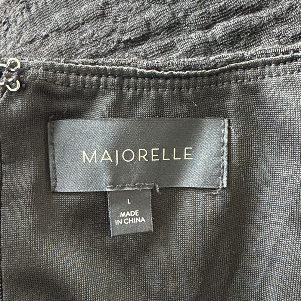 MAJORELLE Black Ruffled Mini Dress - Picture 9 of 9